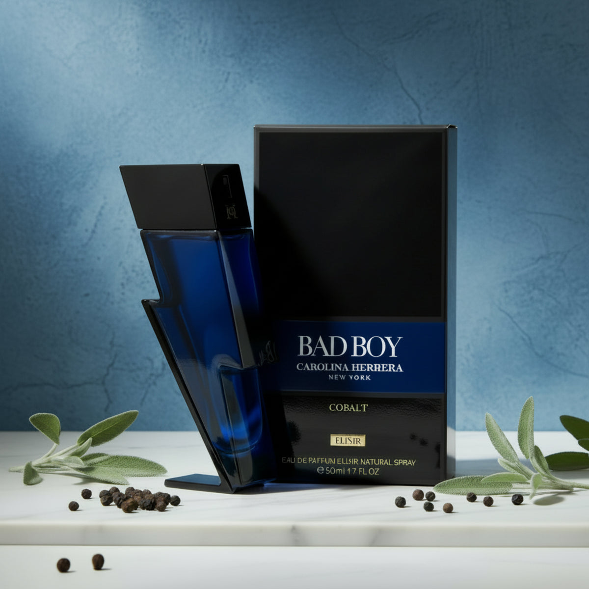 Bad Boy Cobalt Elixir by Carolina Herrera cologne EDP 1.7 oz New in Box 8411061083765