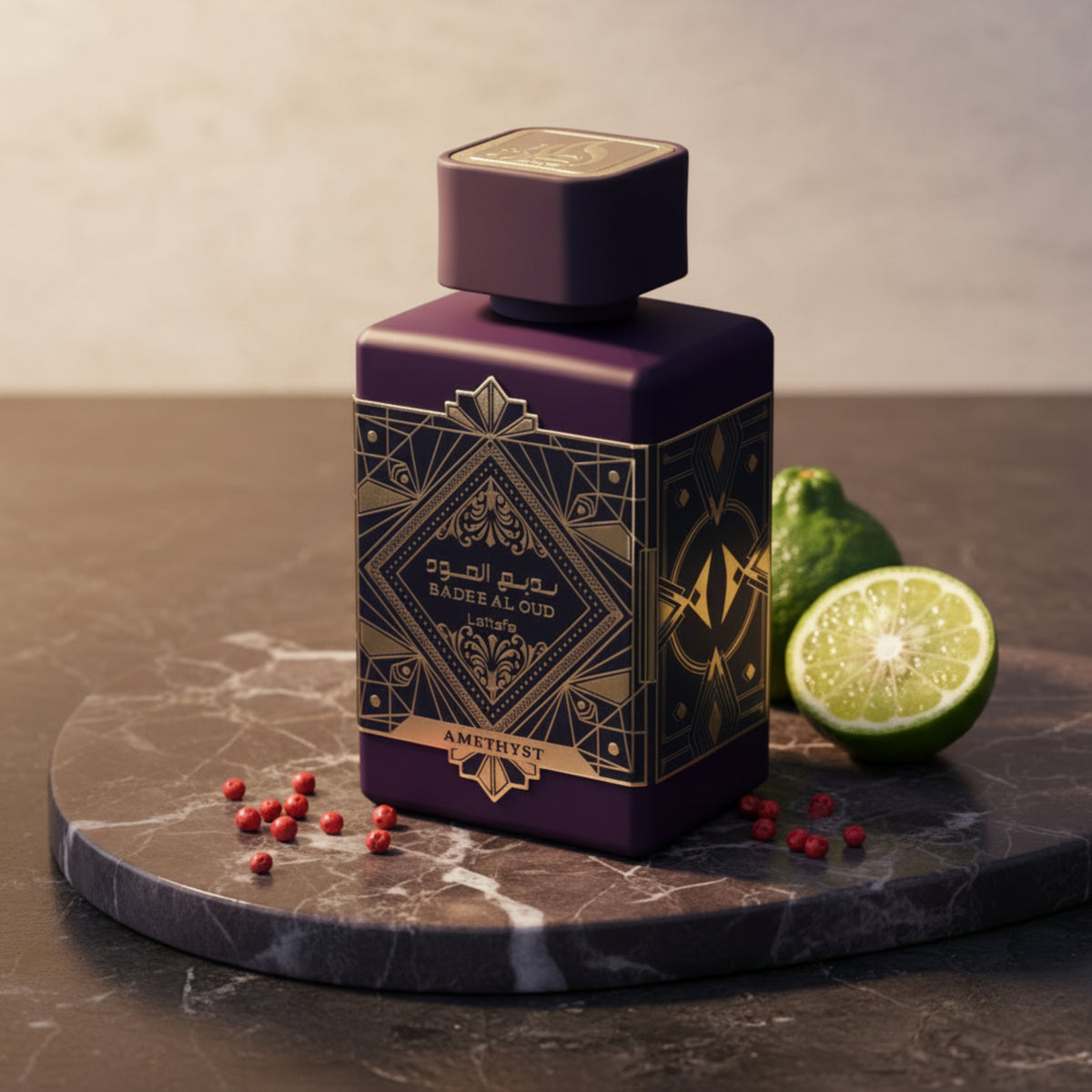 Bade'e al Oud Amethyst by Lattafa perfume unisex EDP 3.3 / 3.4 oz New in Box 6291108733875