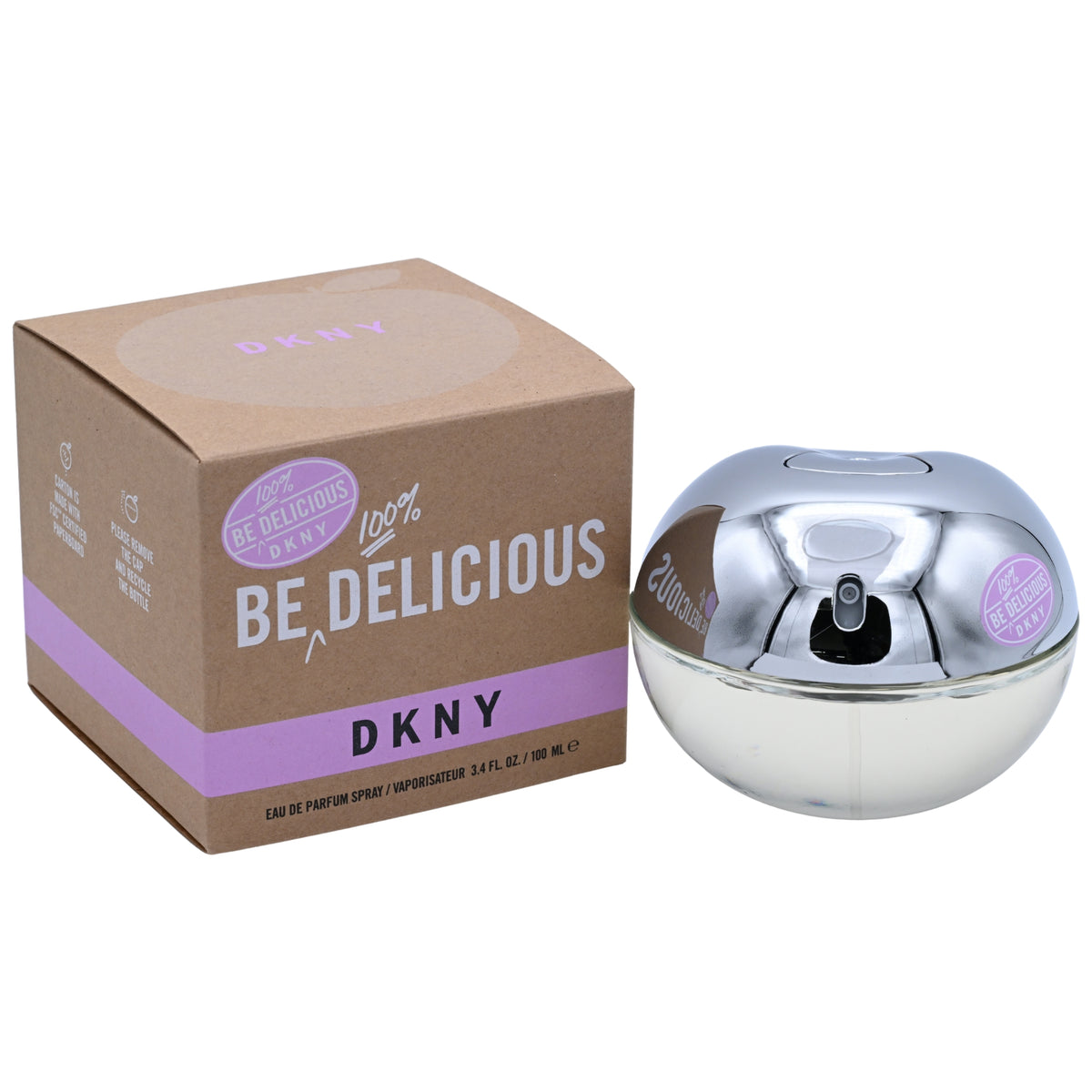 Be 100% Delicious by Donna Karan perfume her EDP 3.3 / 3.4 oz New in Box 085715950055