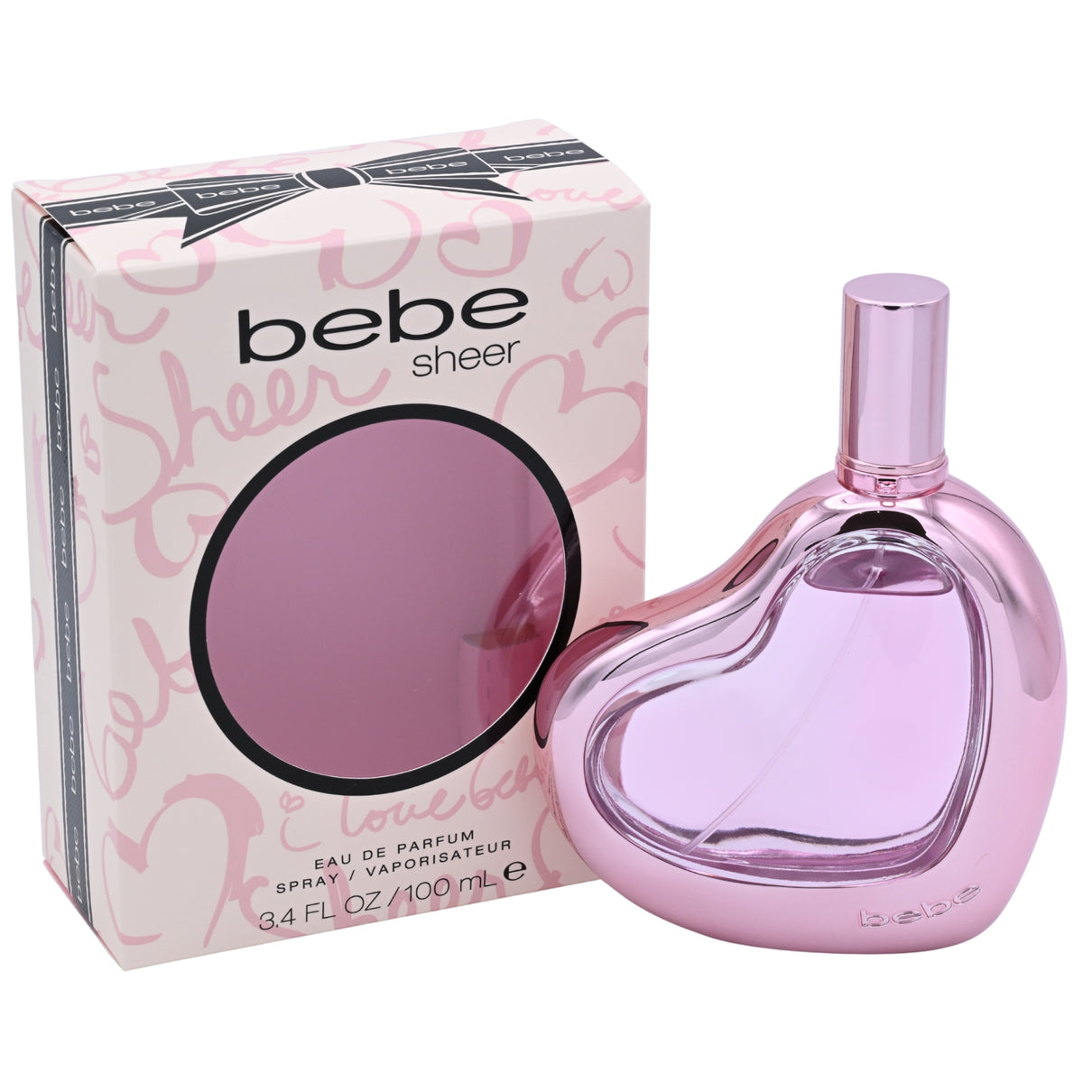 BEBE SHEER by Bebe 3.4 oz Perfume for Women 3.3 Spray EDP NEW IN BOX 085715138231