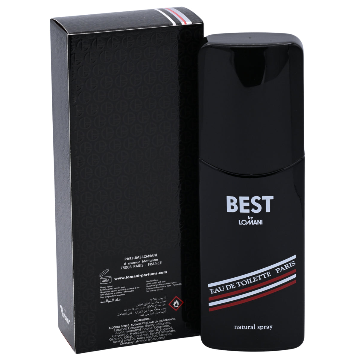 Best by Lomani cologne for men EDT 3.3 /3.4 oz New In Box 3610400000011