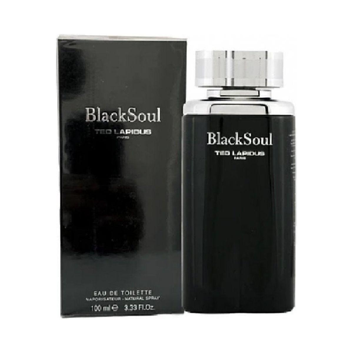 BLACK SOUL Ted Lapidus Cologne Men 3.3 oz 3.4 EDT New in Box 3355992004930
