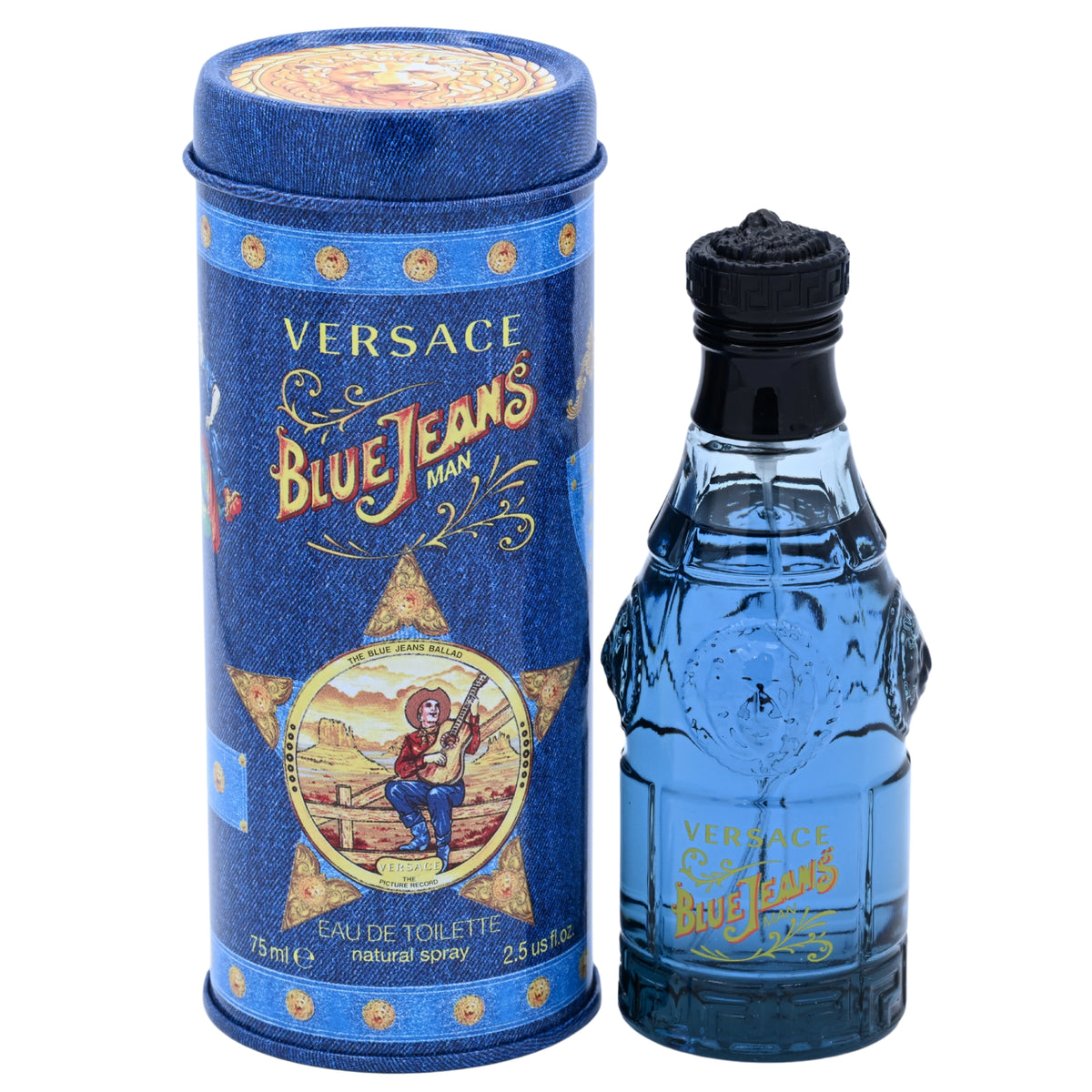 Blue Jeans by Versus Gianni Versace 2.5 oz EDT Cologne for Men New IN CAN 8018365260757