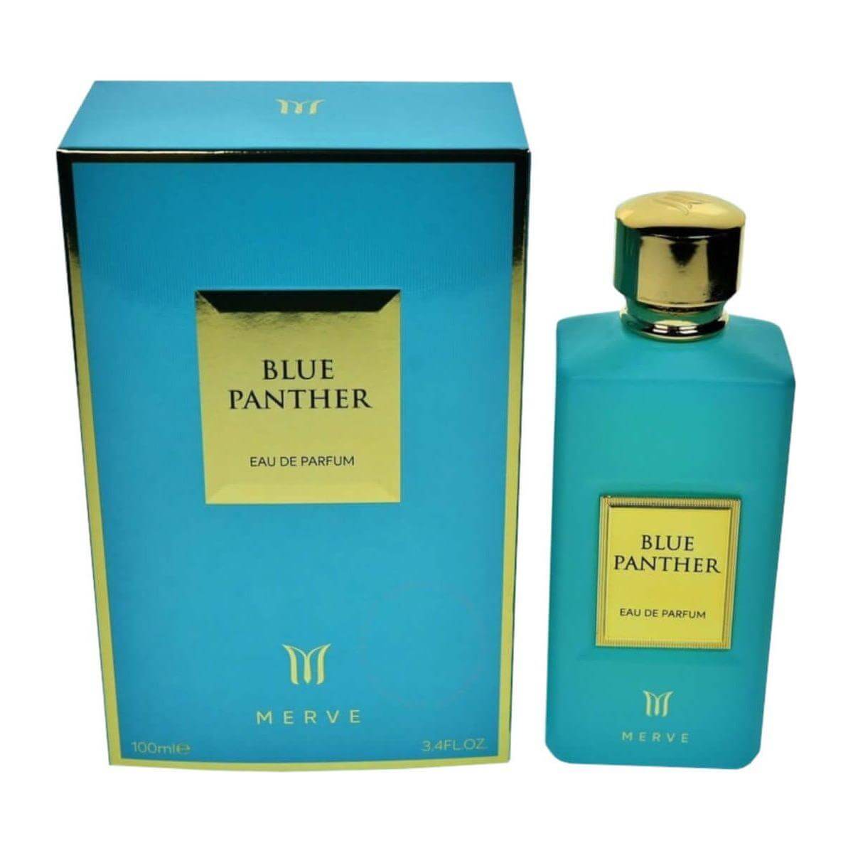 Blue Panther by Merve cologne for men EDP 3.3 / 3.4 oz New in Box 3760060764973