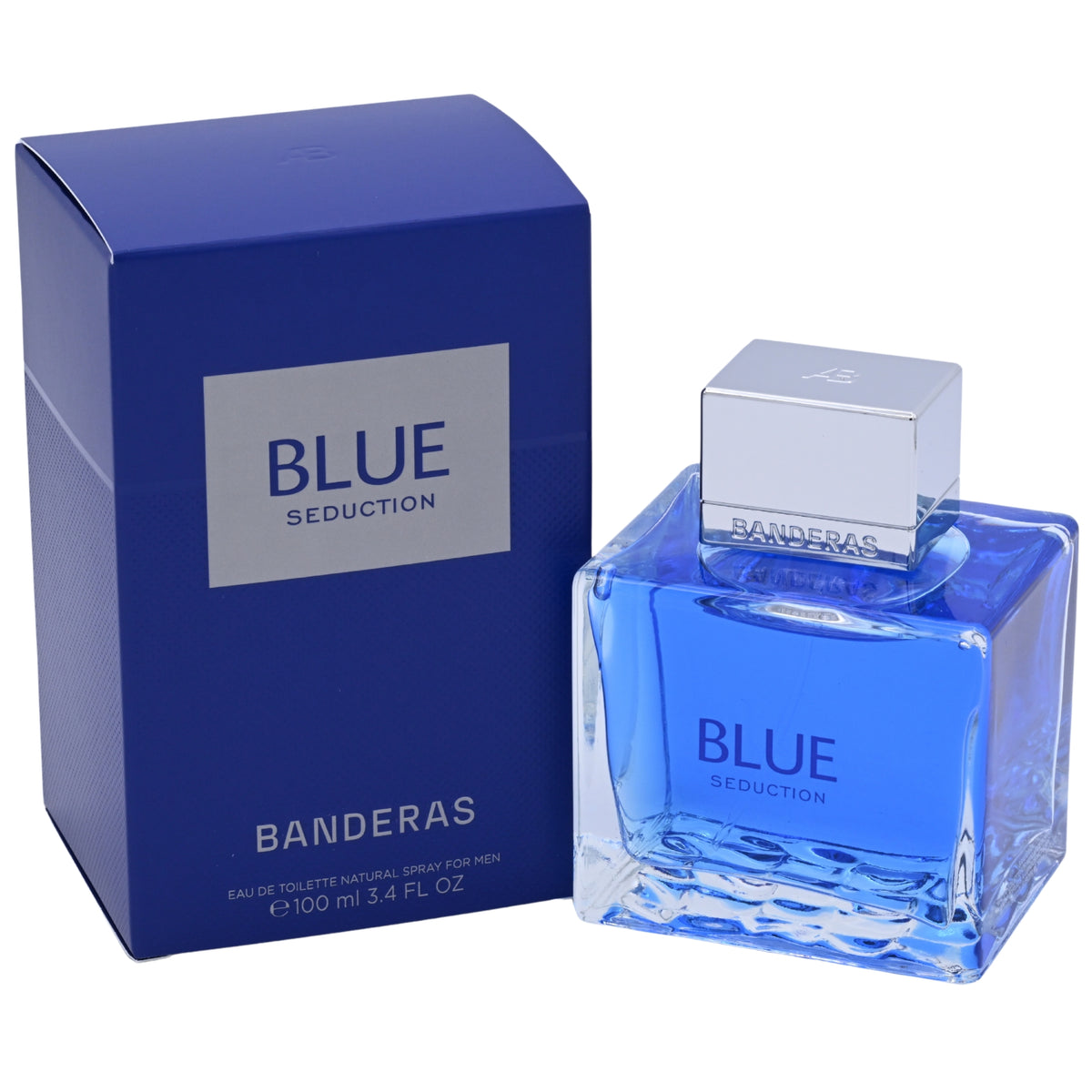 Blue Seduction Men by Antonio Banderas 3.4 oz for Men edt New In Box 8411061636268