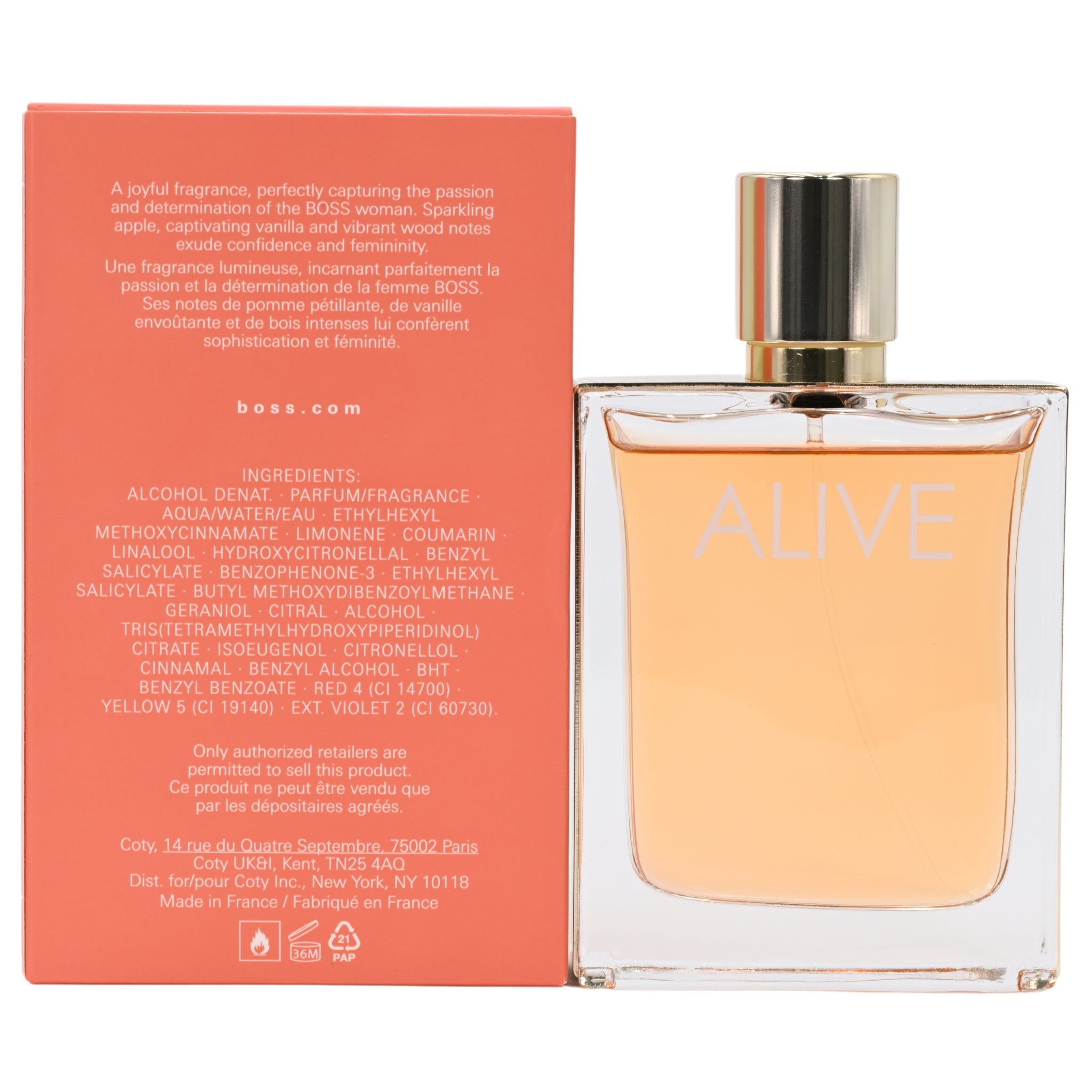 Boss Alive by Hugo Boss for women EDP 2.7 oz NIB