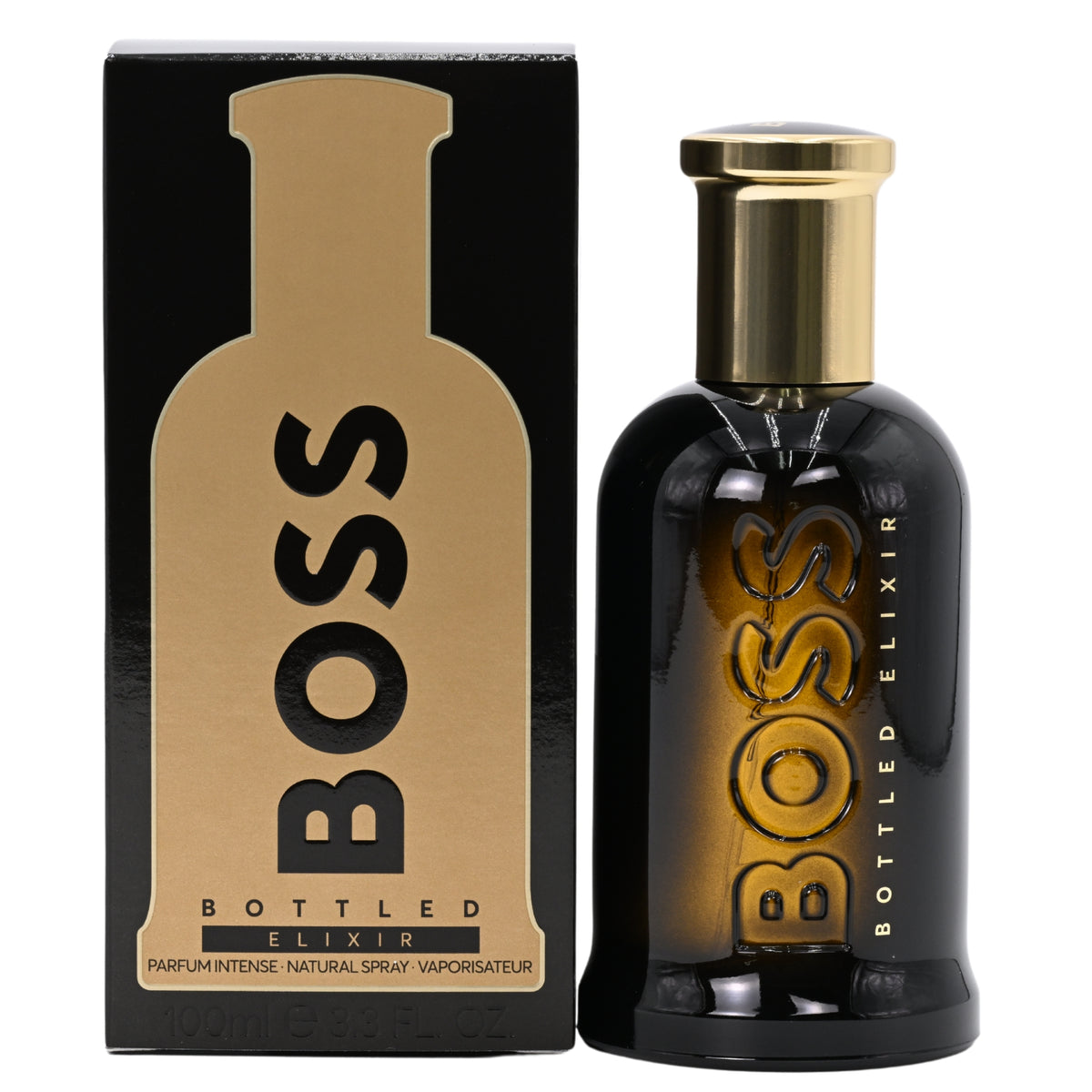 Boss Elixir by Hugo Boss cologne for men EDP Intense 3.3 / 3.4 oz New in Box 3616304691645