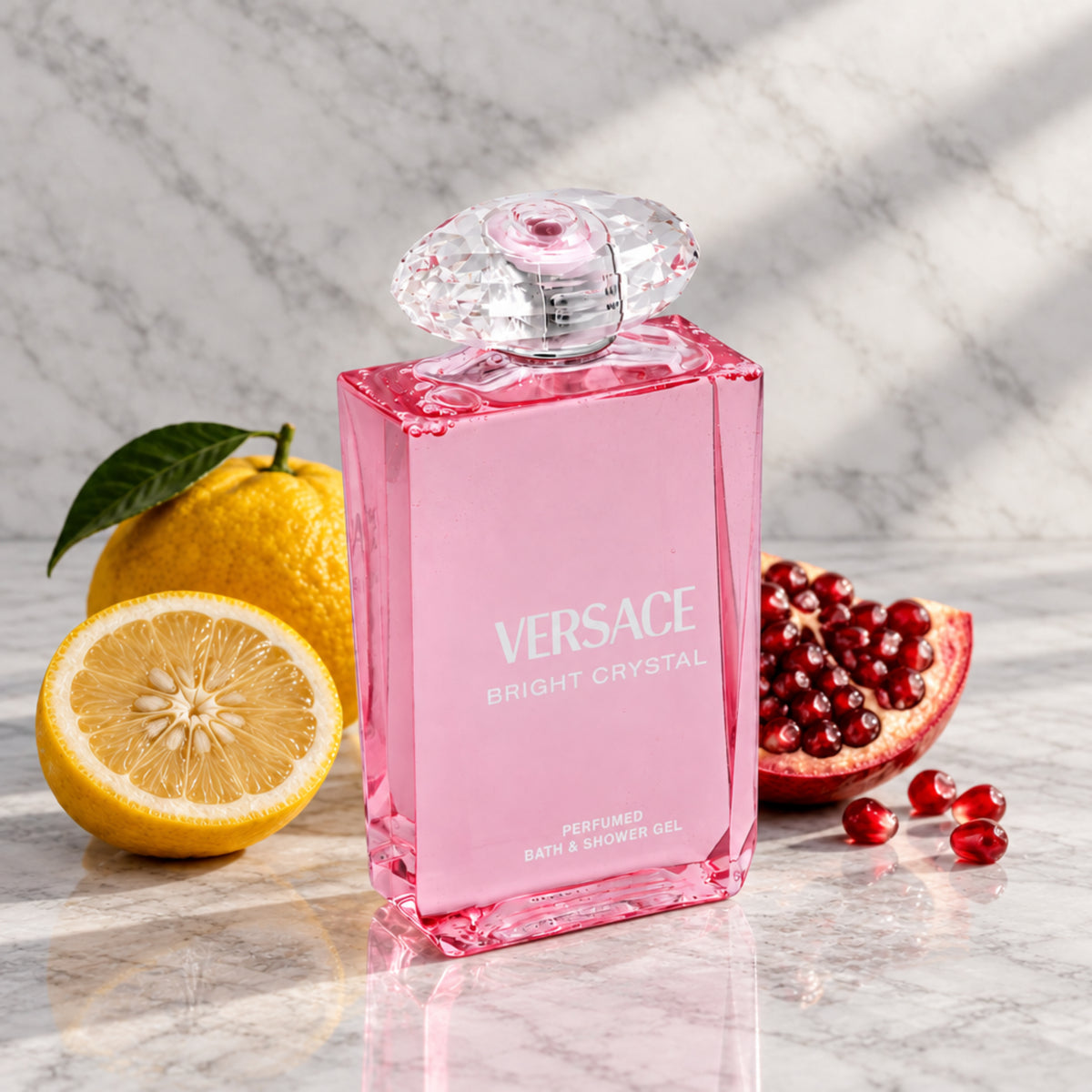Bright Crystal by Versace bath & shower gel for women 6.7 oz New in Box 8011003993840