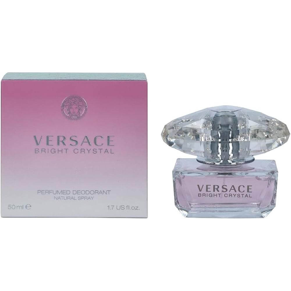 Bright Crystal by Versace perfumed deodorant for women 1.7 oz New in Box 8011003993833