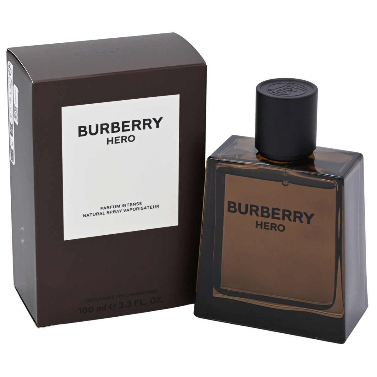 Burberry Hero Parfum Intense Spray for Men 3.3 oz (100 mL) Refillable - Burberry 3616305880604