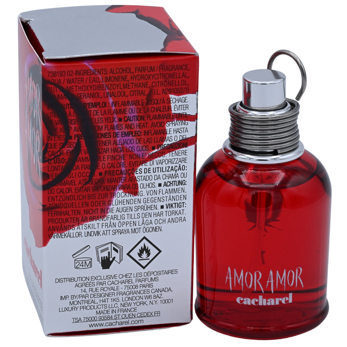 Cacharel Amor Amor Eau de Toilette (EDT) Spray for Women 1.0 oz / 30 ml by Cacharel 3360373063697
