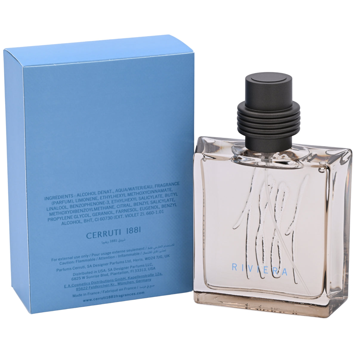 Cerruti 1881 Riviera Eau de Toilette Spray for Men 3.4 oz (100 ml) by Nino Cerruti 5050456005437