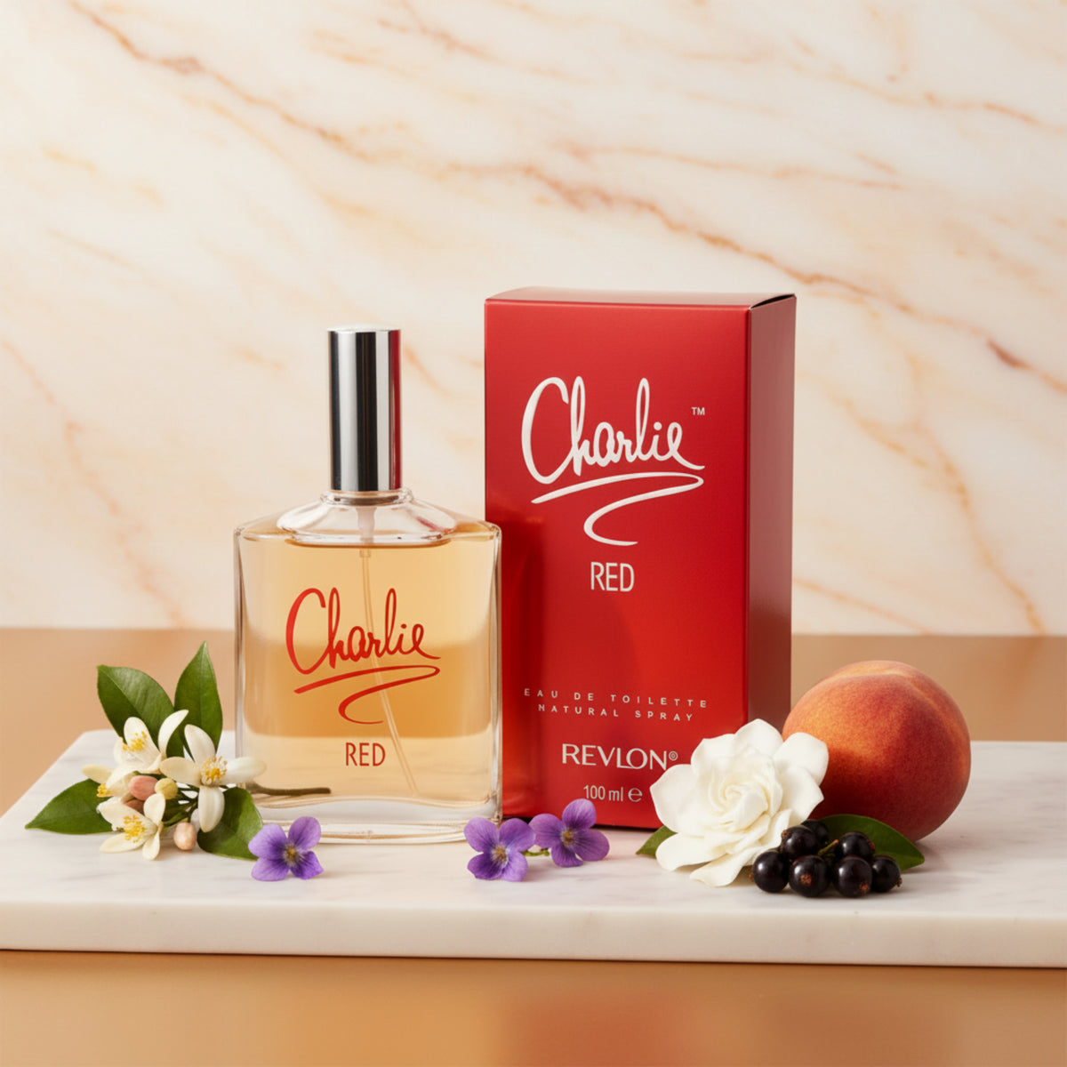 CHARLIE RED by REVLON Perfume 3.4 oz 3.3 edt New in Box 5000386008466