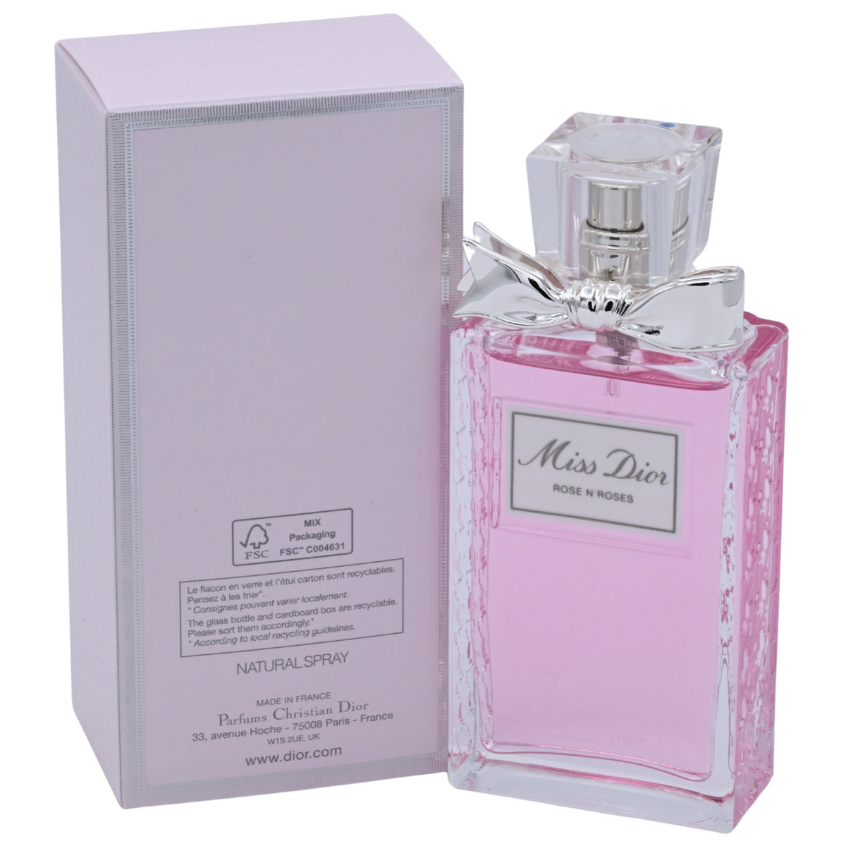 Christian Dior Miss Dior Rose N'Roses Eau de Toilette Spray for Women 1.7 fl oz (50 ml) 3348901507714