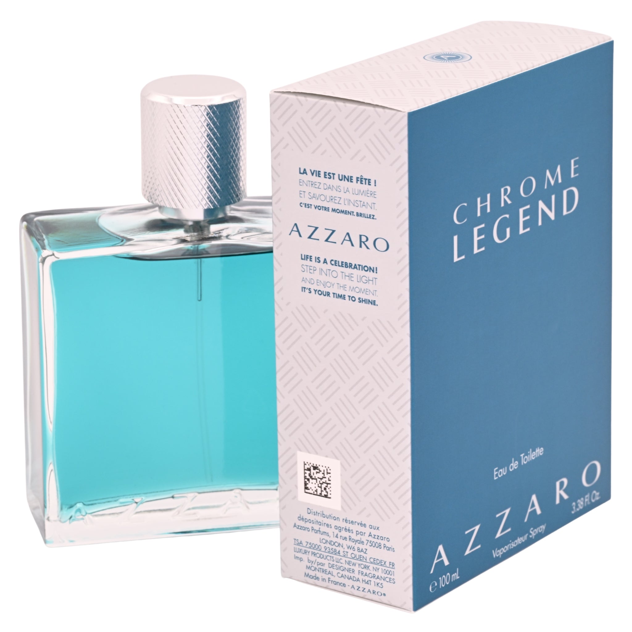 Chrome Legend by Azzaro cologne Men EDT 3.38 oz New in Box