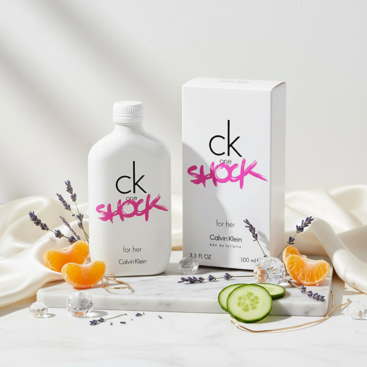 CK One Shock by Calvin Klein 3.3 / 3.4 oz EDT For Women NEW in BOX 3607342402065