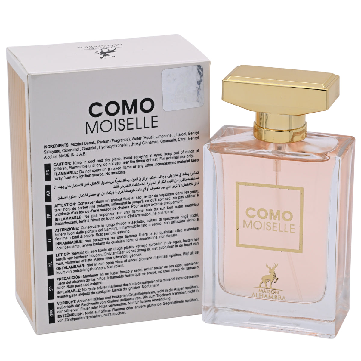 Como Moiselle by Maison Alhambra perfume for women EDP 3.3 / 3.4 oz New in Box 6291108730089
