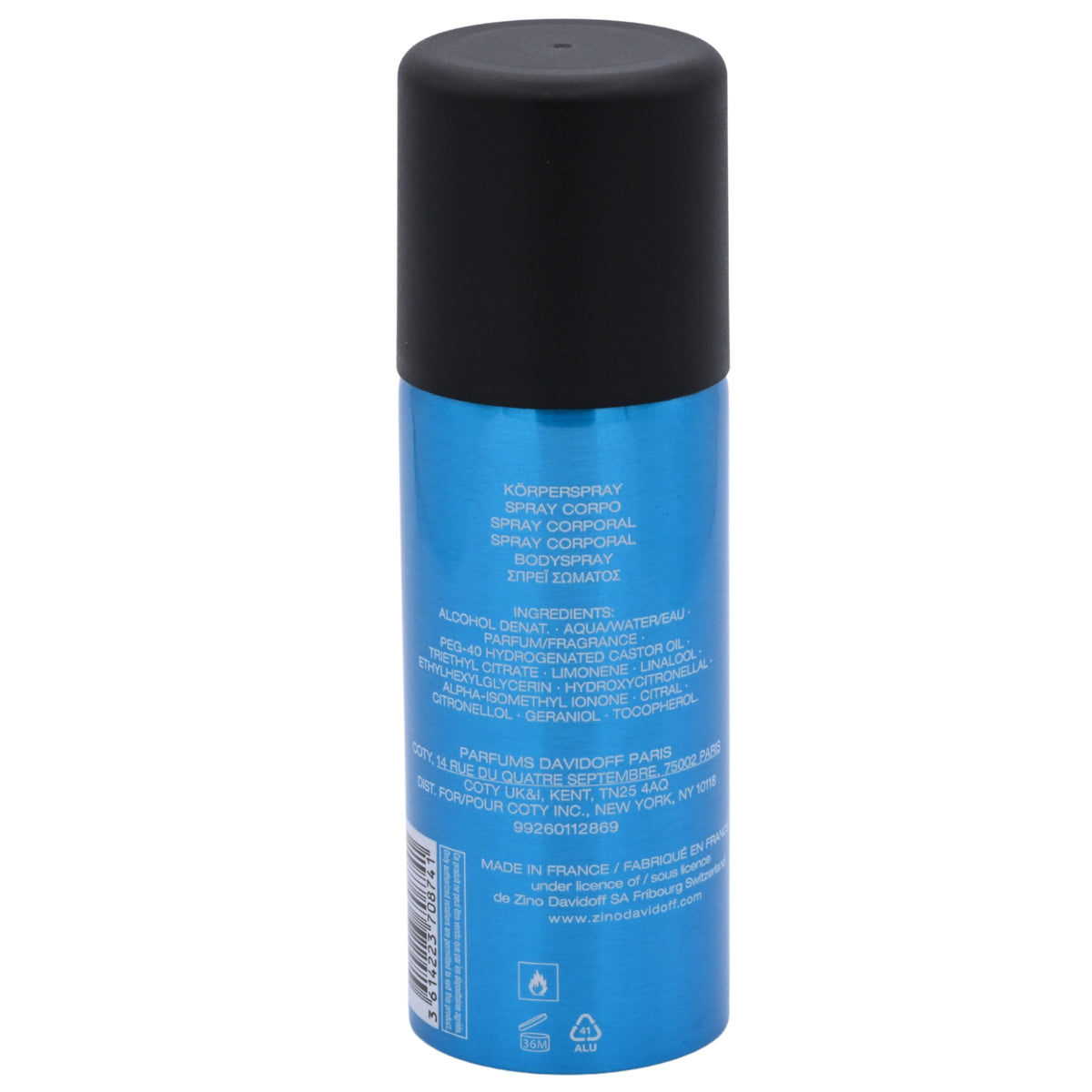 Cool Water By Davidoff for men All Over Body Spray 5 / 5.0 oz 3614223708741