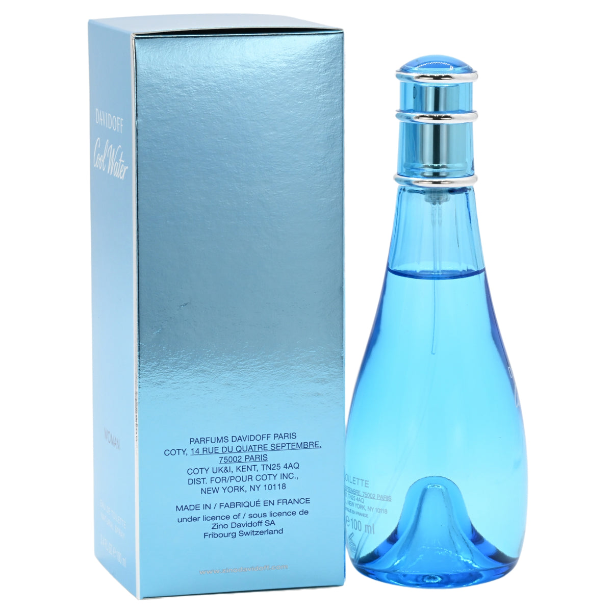 COOL WATER by Davidoff Perfume 3.3 / 3.4 oz EDT For Women New in Box 3414202011752
