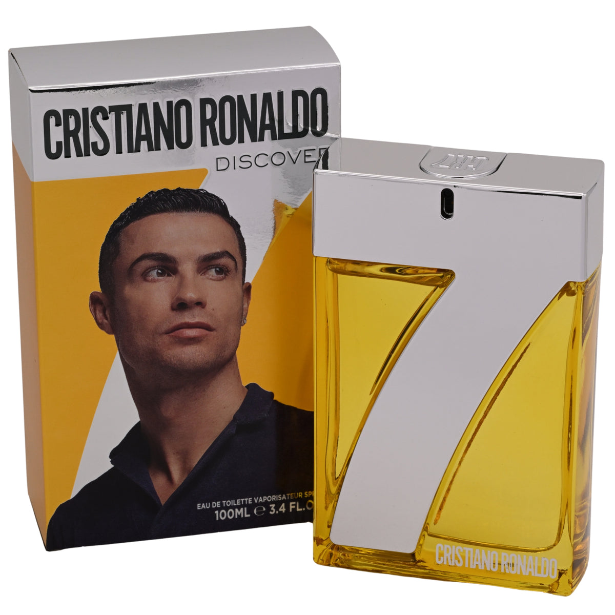 Cristiano Ronaldo CR7 Discover Eau de Toilette (EDT) Spray for Men 3.4 oz (100 ml) NIB 5060524511494