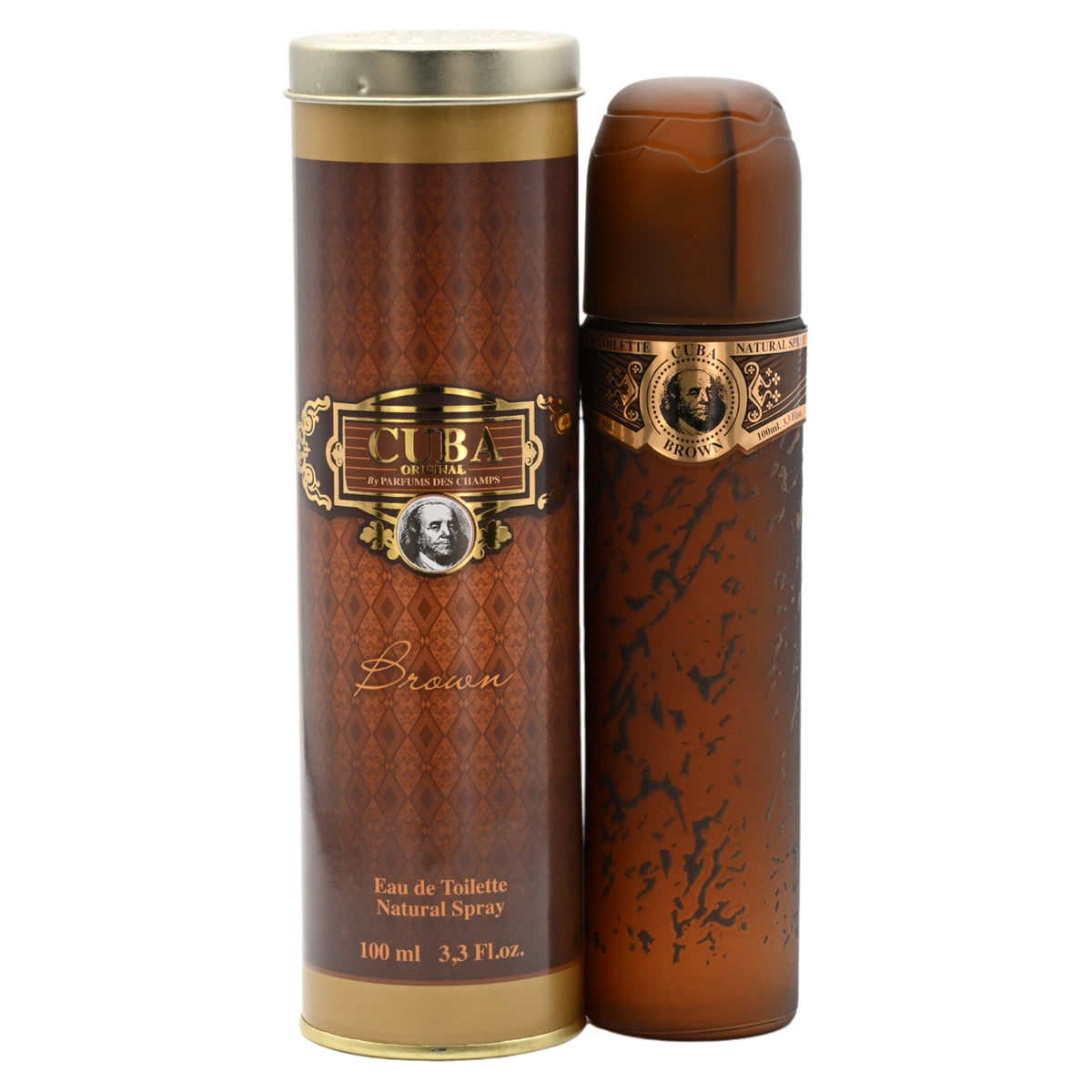 Cuba Brown By Cuba cologne for men EDT 3.3 / 3.4 oz New in Box 5425017736240