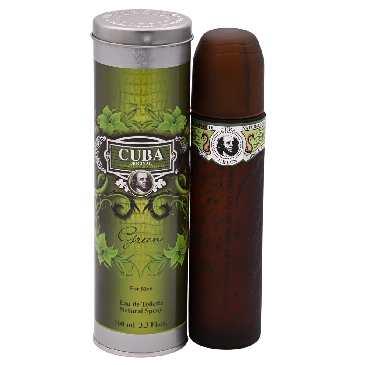Cuba Green By Cuba cologne for men EDT 3.3 / 3.4 oz New in Box 5425017736264