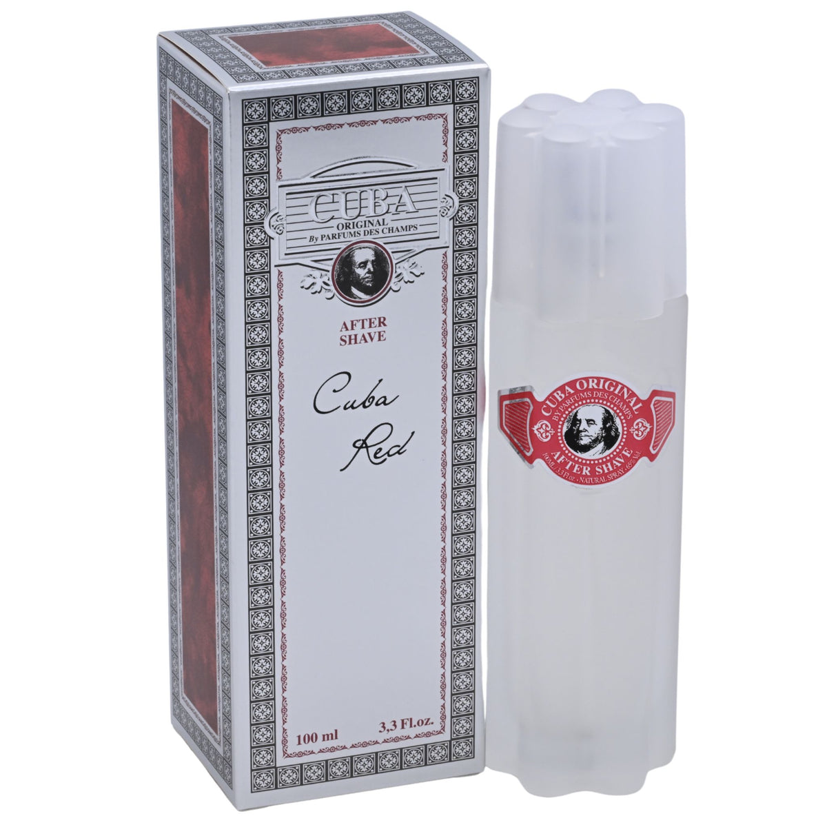 Cuba Red After Shave by Cuba for men 3.3 / 3.4 oz New in Box 5425039222899