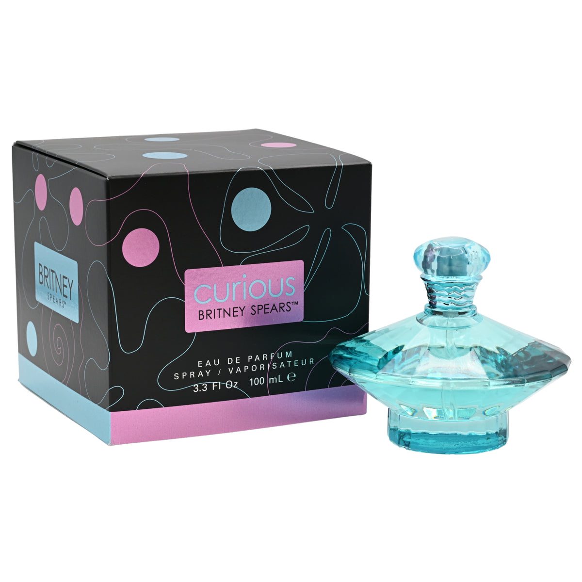 CURIOUS Britney Spears women perfume edp 3.3 oz. 3.4 NEW IN BOX 719346034425