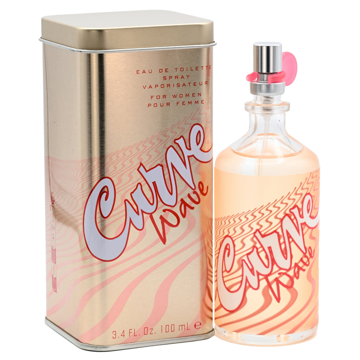 CURVE WAVE by Liz Claiborne edt Perfume women 3.3 / 3.4 oz New in Box - 3.4 oz / 100 ml 098691030475