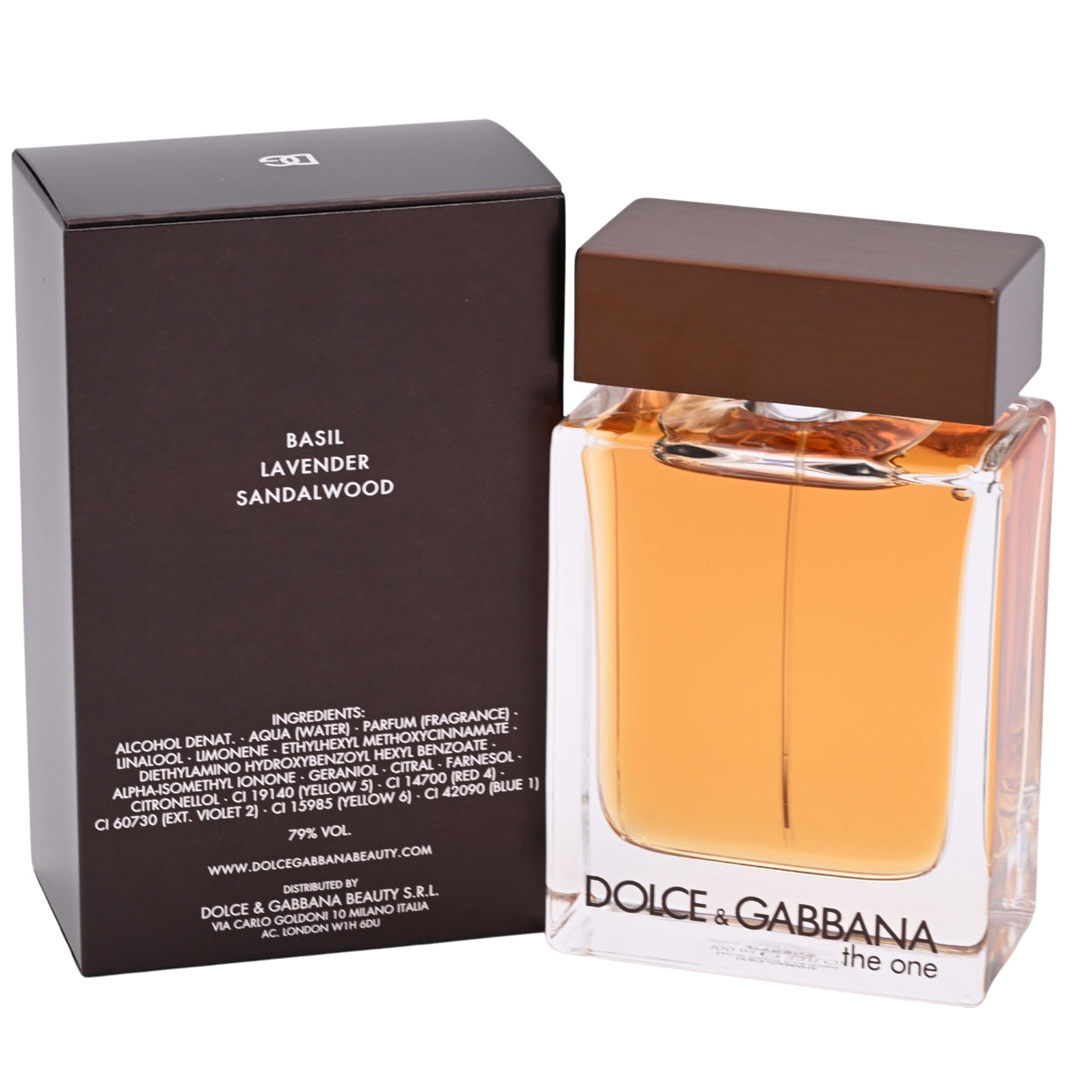 D & G THE ONE Dolce & Gabbana for Men 3.3 / 3.4 oz edt NEW IN BOX 8057971180509