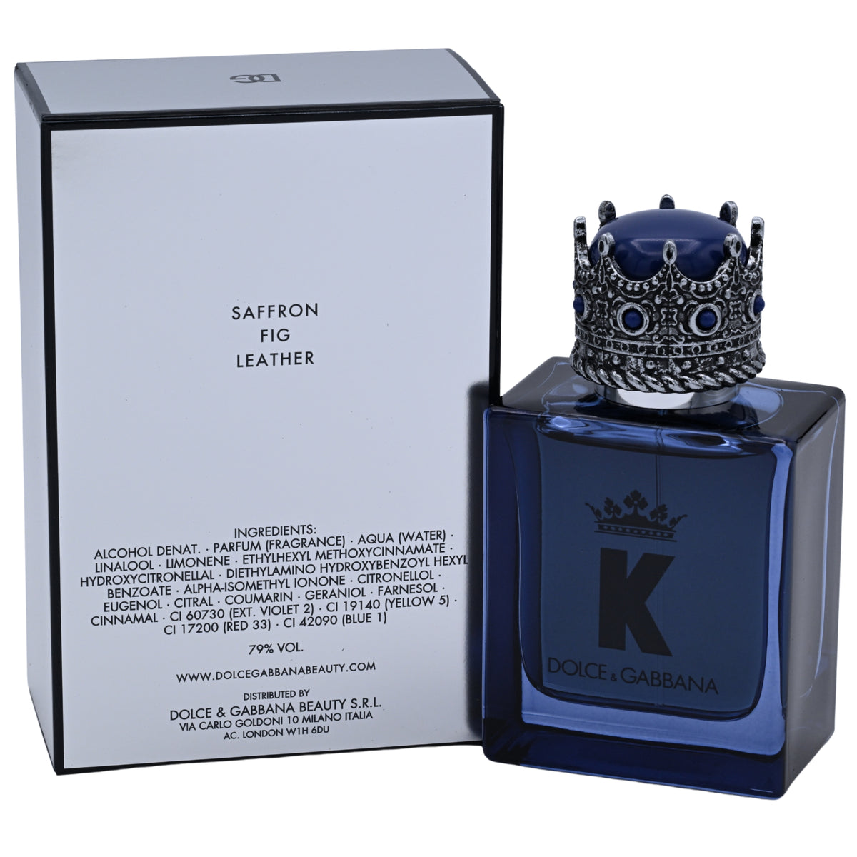 Dolce & Gabbana K by Dolce & Gabbana Intense Eau de Parfum Spray for Men 1.7 oz (50 ml) New in Box 8057971187904
