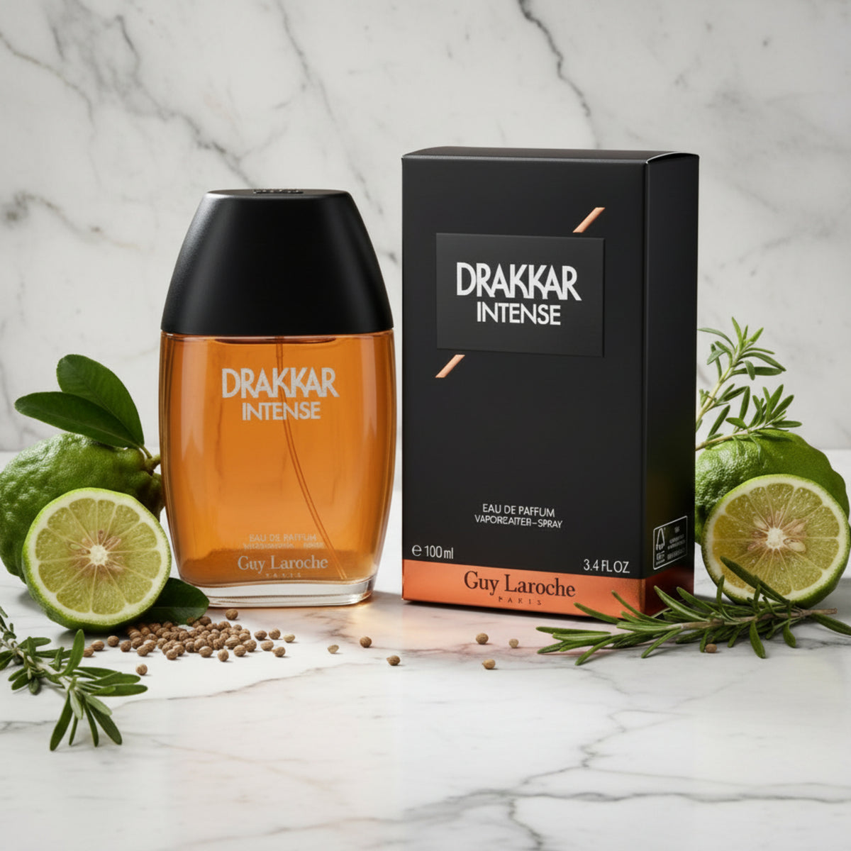 Drakkar Intense by Guy Laroche cologne for men EDP 3.3 / 3.4 oz New In Box 3614273474641