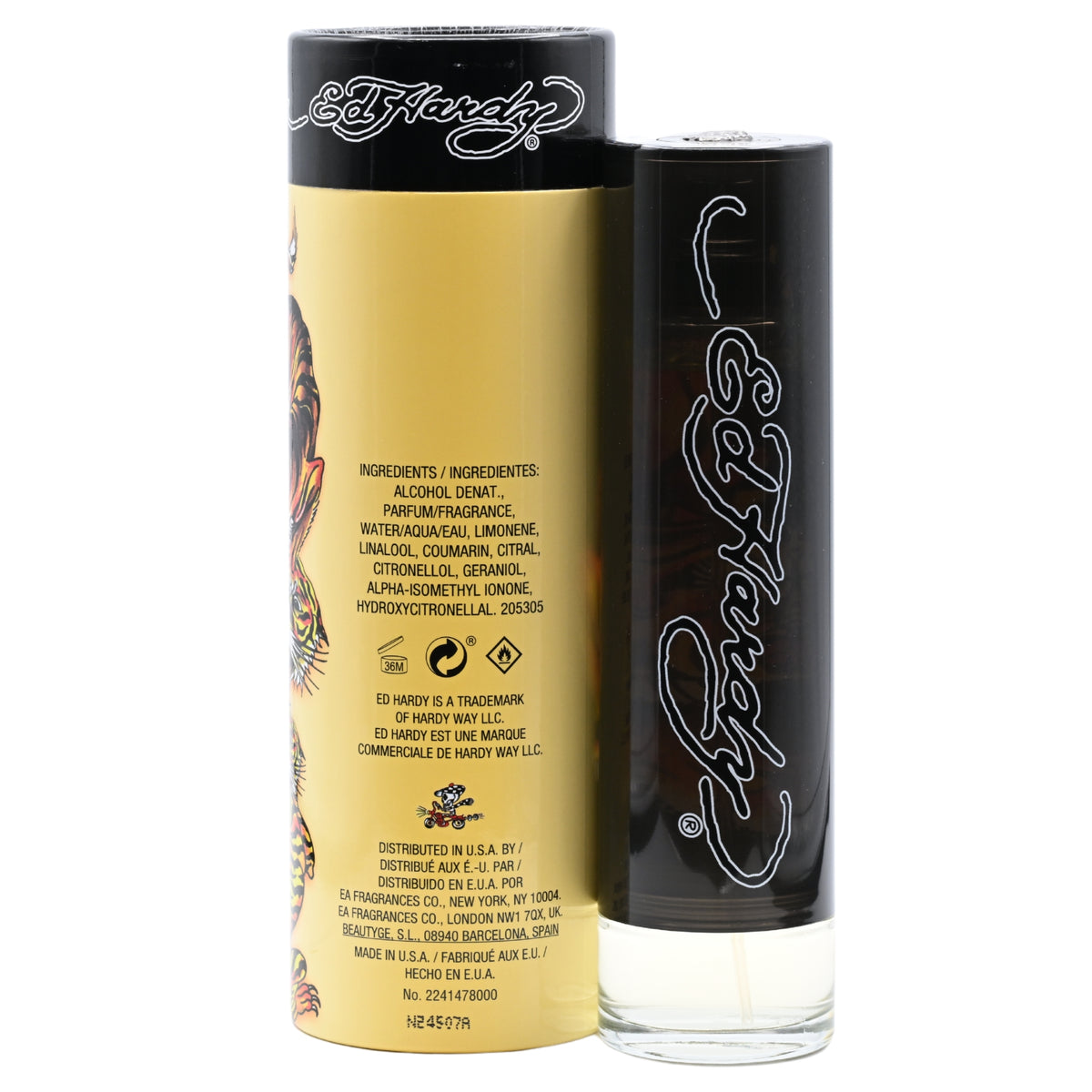 ED HARDY by Christian Audigier 3.3 / 3.4 oz EDT For Men Cologne New in Box 094922794642
