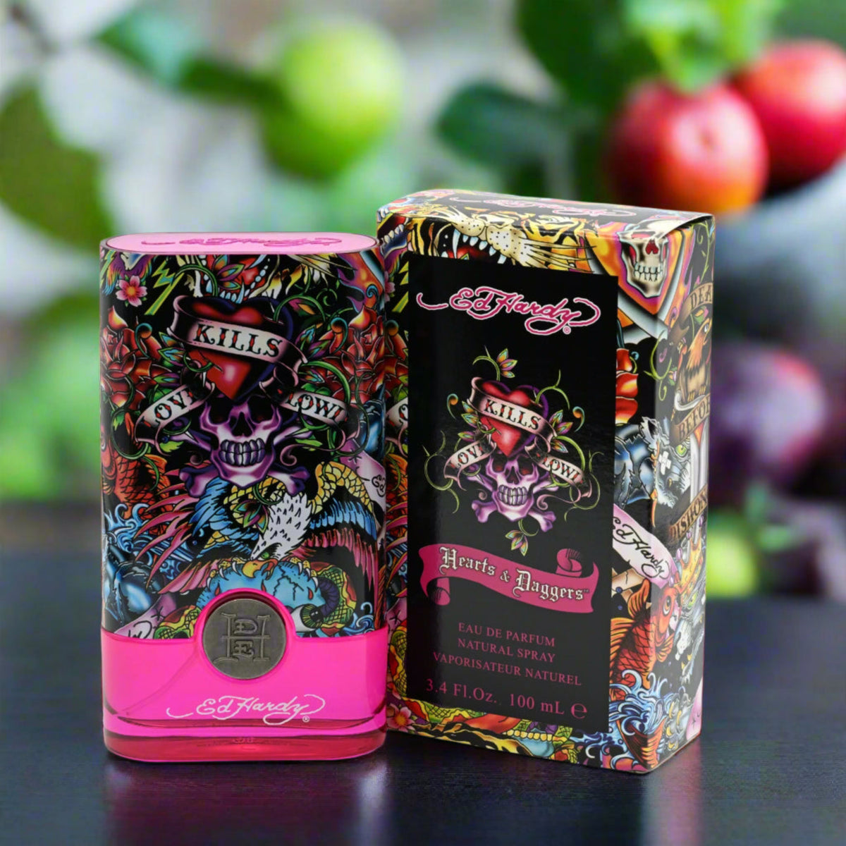 ED HARDY HEARTS & DAGGERS 3.4 / 3.3 oz EDP For Women NEW in BOX 094922190017