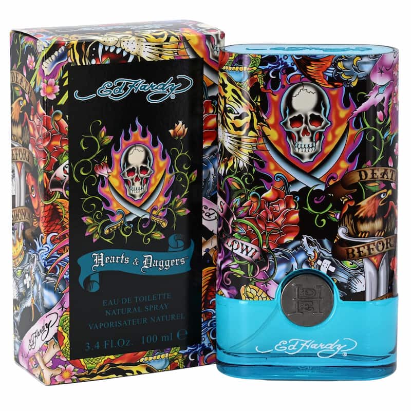 Ed Hardy Hearts & Daggers 3.4 oz edt Cologne Spray for Men New in Box 094922190123