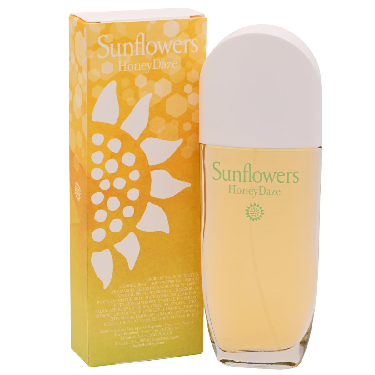 Elizabeth Arden Sunflowers HoneyDaze Eau de Toilette Spray for Women 3.4 oz (New Retail Box) 085805256364