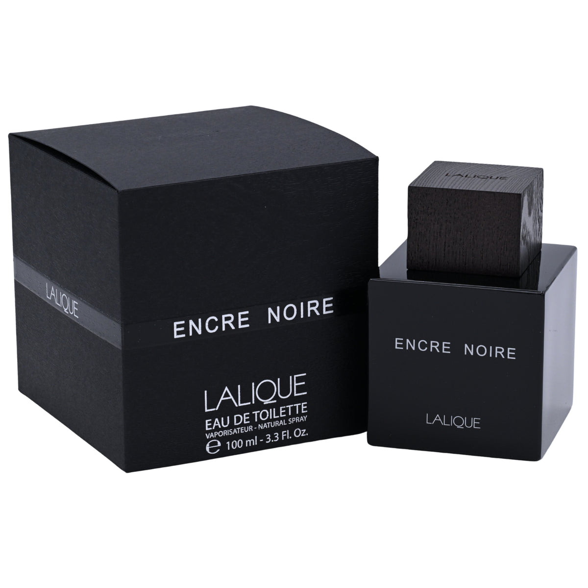 Encre Noire by Lalique Cologne for Men EDT 3.3 / 3.4 oz New In Box 3454960022522