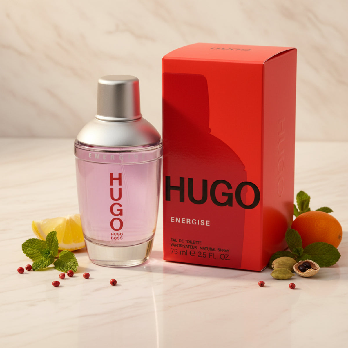 Energise by Hugo Boss cologen for men EDT 2.5 oz New in Box 3616301623373