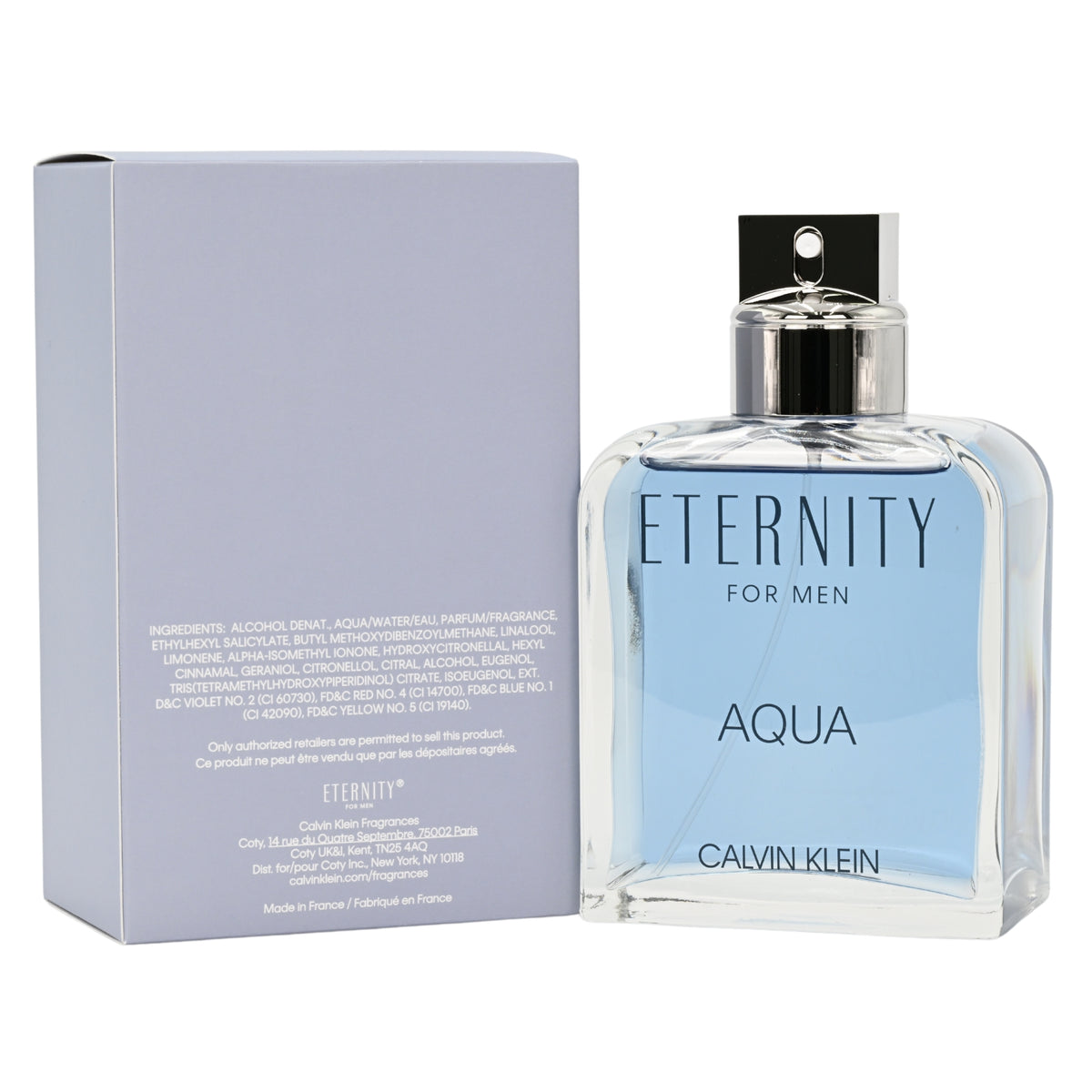 ETERNITY AQUA by Calvin Klein Cologne for Men EDT 6.7 / 6.8 oz New In Box 3607342378353