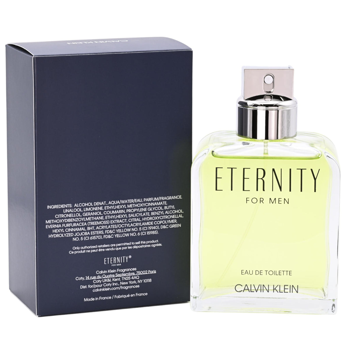 ETERNITY by Calvin Klein Cologne for Men EDT 6.7 / 6.8 oz New In Box 3607341471727