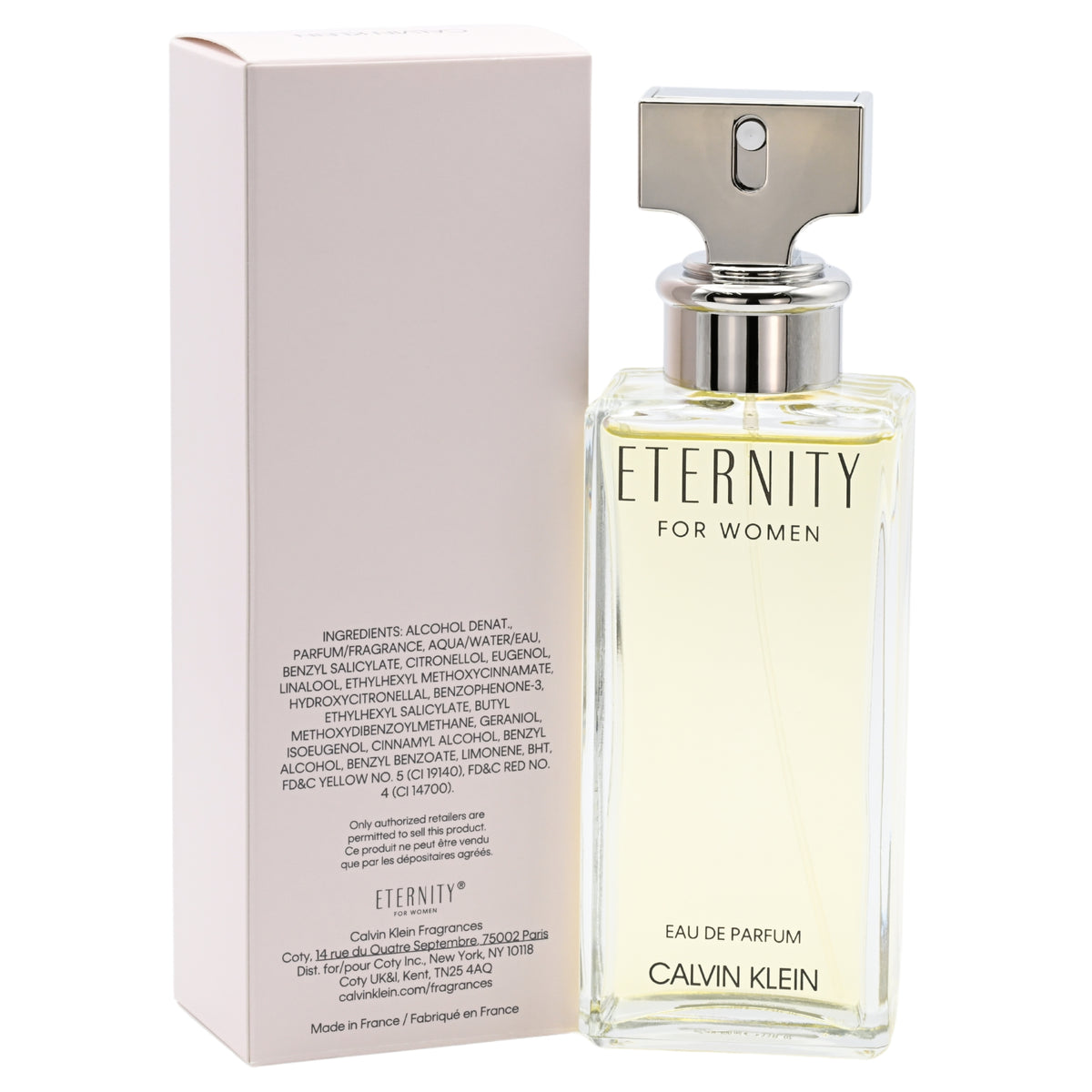 ETERNITY by Calvin Klein perfume for women EDP 3.3 / 3.4 oz New in Box 088300601400