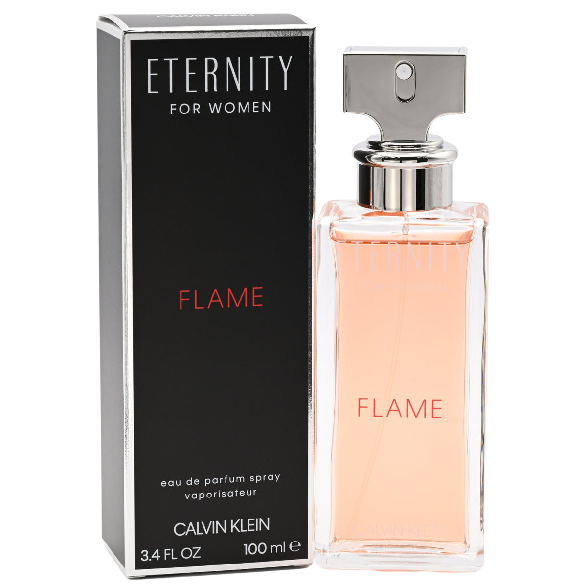 ETERNITY FLAME by Calvin Klein  3.3 / 3.4 oz EDP Perfume For Women New in Box 3614225671333