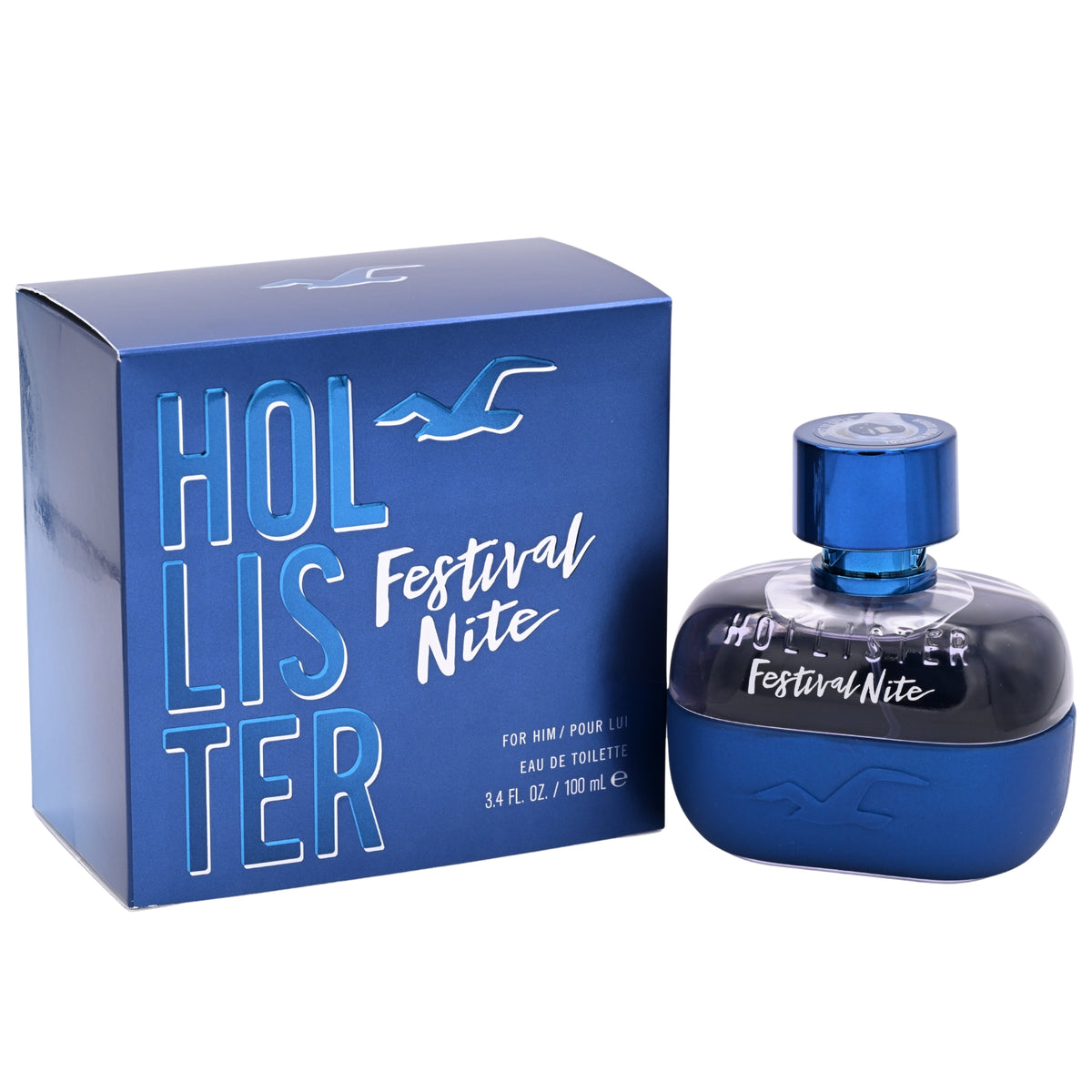 Festival Nite By Hollister cologne for him EDT 3.3 / 3.4 oz New in Box 085715268617