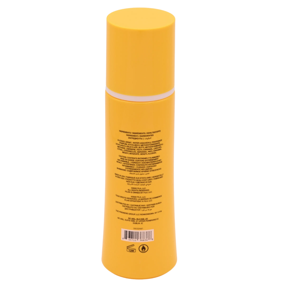 Fila Fresh Yellow Tonic Body Spray for Women 8.4 fl oz by Fila 843711368386