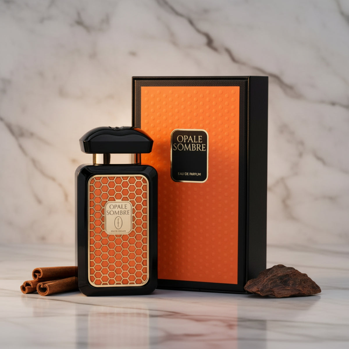 Flavia Opale Sombre Eau de Parfum Spray for Men 3.4 oz (100 ml) by Sterling Perfumes 6295199800379