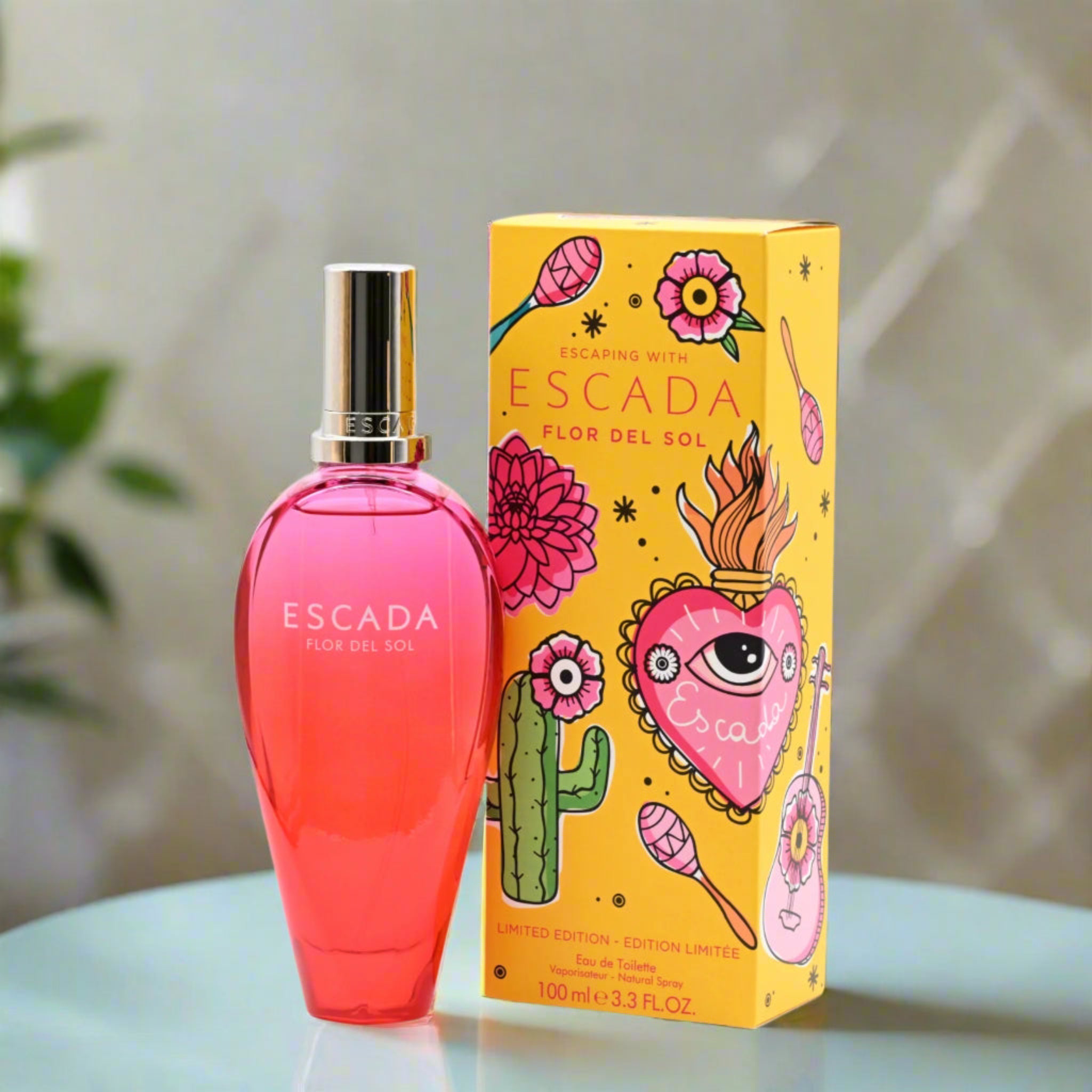 Flor Del Sol (Limited Edition) by Escada for women EDT 3.3 / 3.4 oz Ne