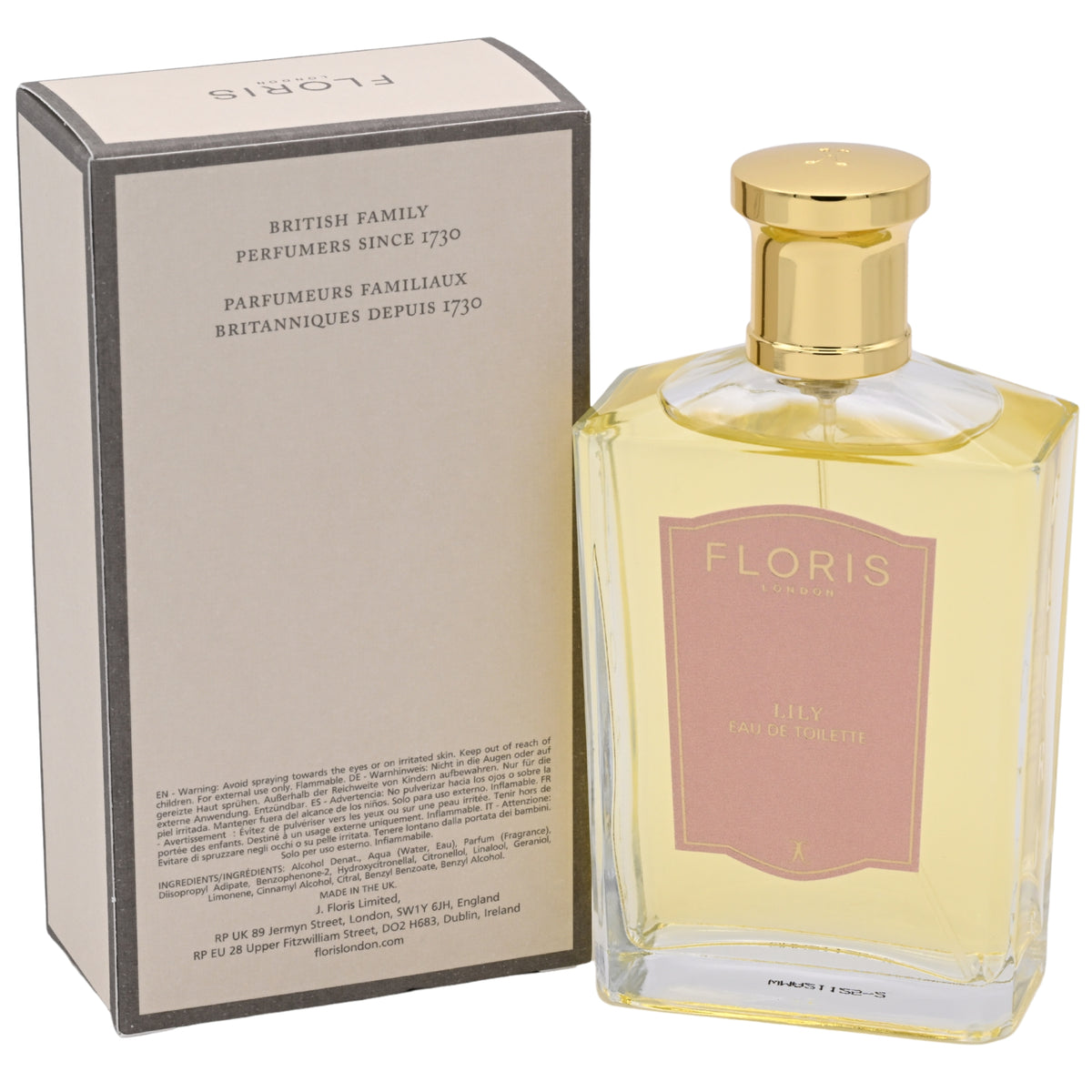 Floris Lily Eau de Toilette (EDT) Spray for Women 3.38 oz (100 ml) New Retail Box 886266491147