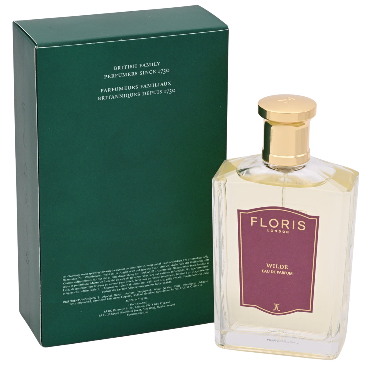 Floris London Wilde Eau de Parfum Spray for Women 3.38 oz (100ml) by Floris London 886266631048