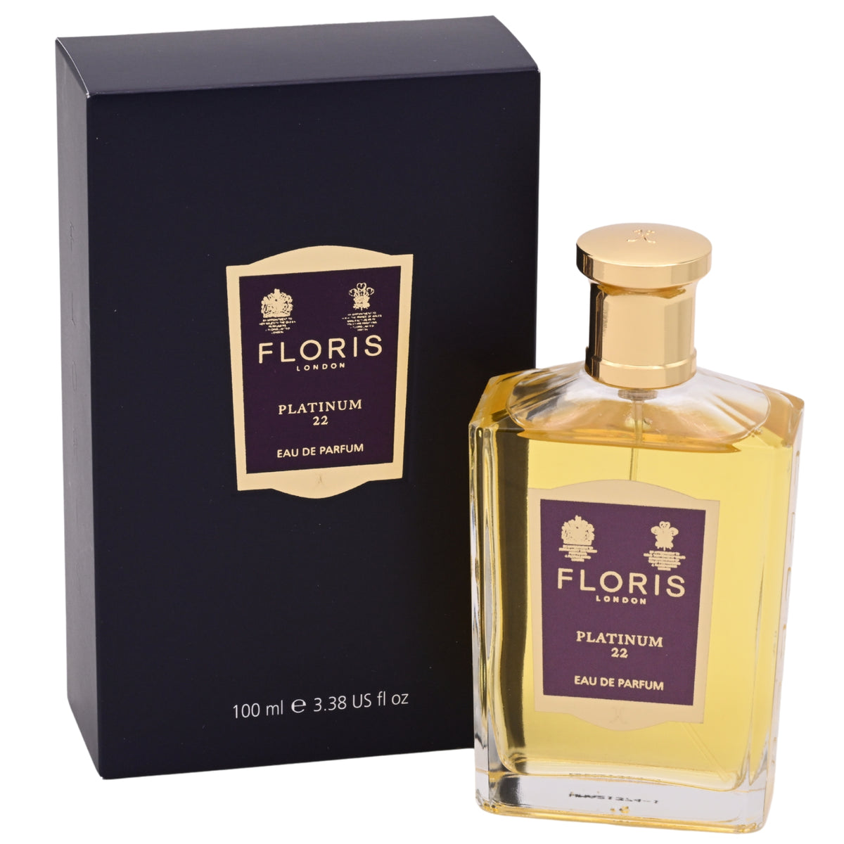 Floris Platinum 22 Eau de Parfum Spray Unisex 3.4 oz (100 ml) New Retail Box 886266401047