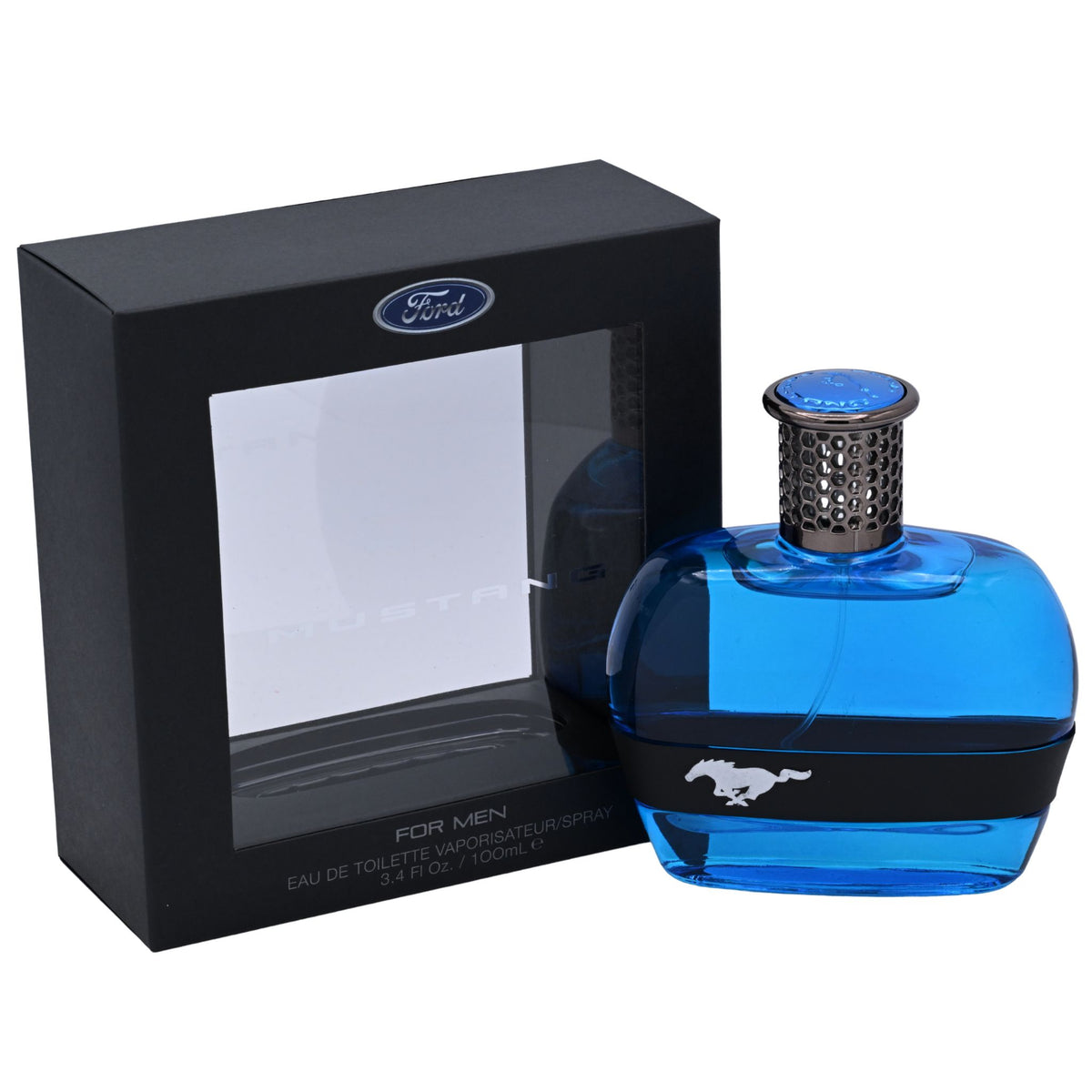 Ford Mustang Blue by Mustang cologne for men EDT 3.3 / 3.4 New in Box 849017007011